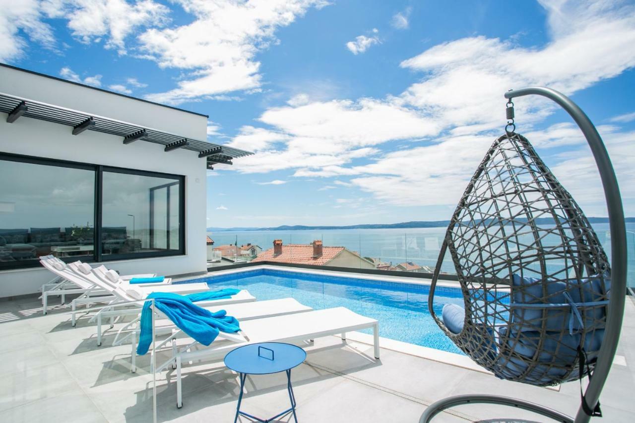 Holiday Home Olive Exclusive - 8 People, Heated Pool, Okrug Gornji, Sea View Trogir Dış mekan fotoğraf
